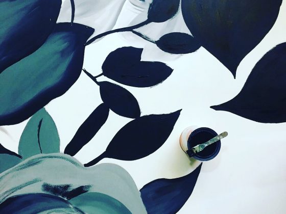 Pistas pintadas a mano