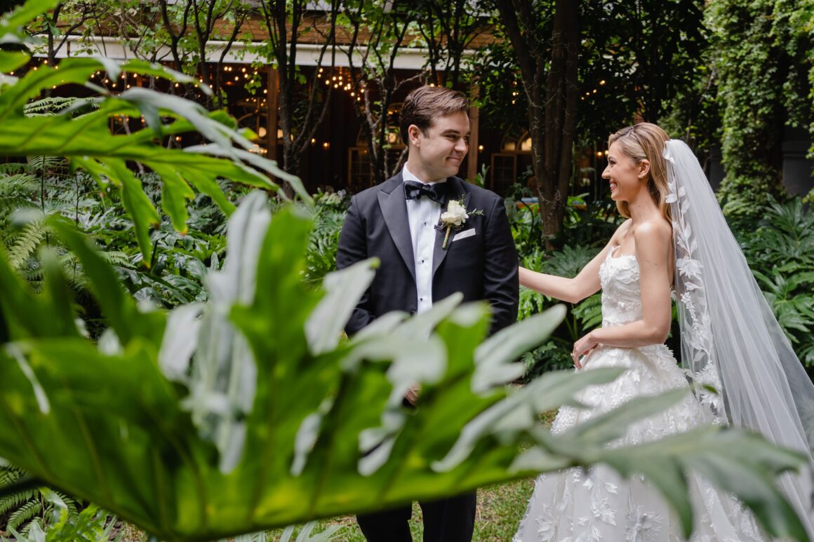 Real wedding in the garden at Four Seasons Mexico City