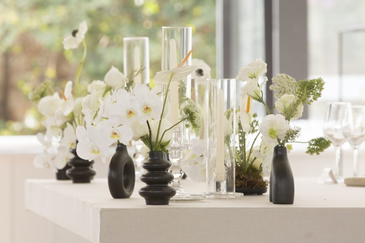flores flotantes boda